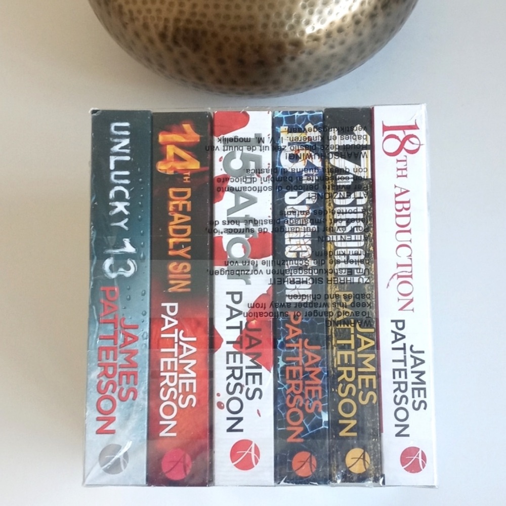 Set of 6 James Patterson M*urder Club Series 6 Book Collection Set (Books 13-18)
